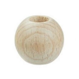 Makramee perlen 30 mm holz