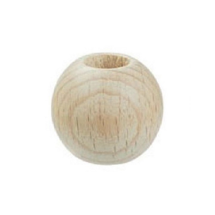 Makramee perlen 30 mm holz