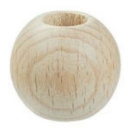 Perles de macramé en bois 40 mm