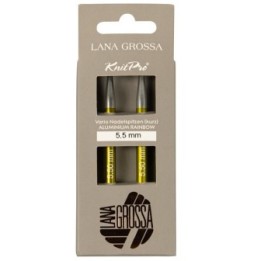 Lana Grossa Vario Rainbow court aiguilles interchangeables 5,5 mm