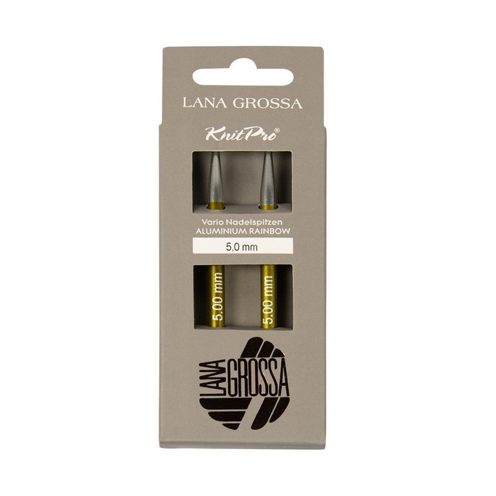 Lana Grossa Vario Rainbow rondbreinaald punten 5 mm