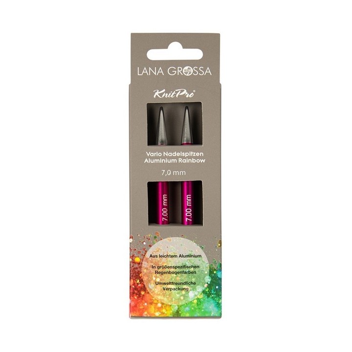 Lana Grossa Vario Rainbow austauschbare Rundstricknadel 7 mm