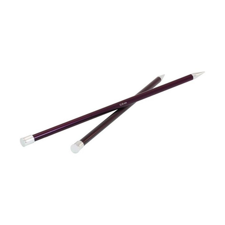 Lana Grossa Rainbow single pointed needles 40 cm - 12 mm