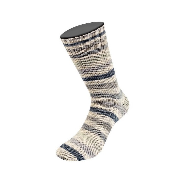 Lana Grossa Meilenweit 100 Denim Mix Black 4656