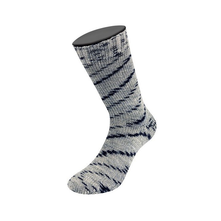 Lana Grossa Meilenweit 100 Denim Mix Black 4657