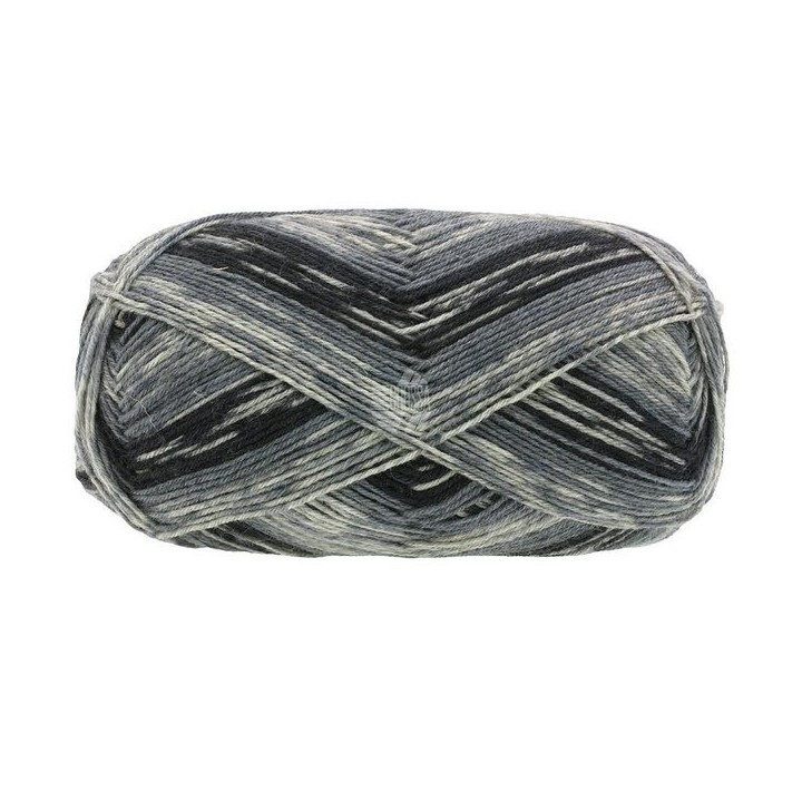 Lana Grossa Meilenweit 100 Denim Mix Black 4655