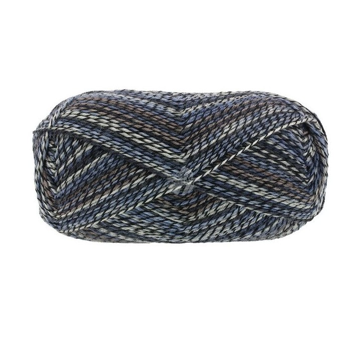 Lana Grossa Meilenweit 100 Denim Mix Black 4658