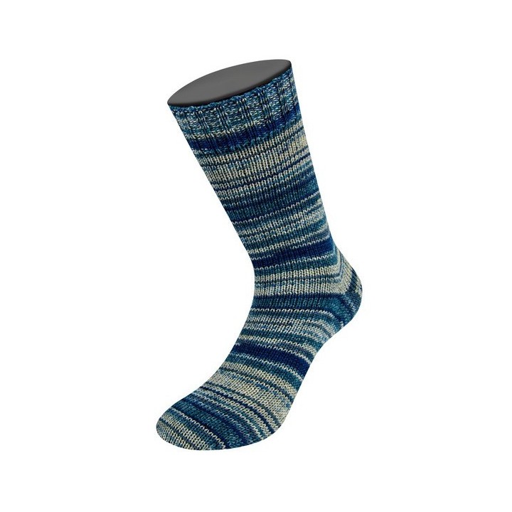 Lana Grossa Meilenweit 100 Denim Mix Blue 4606