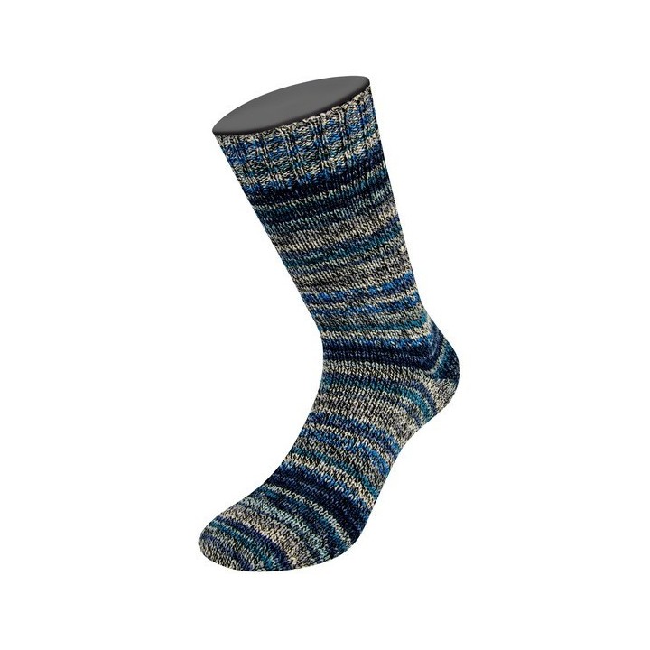 Lana Grossa Meilenweit 100 Denim Mix Blue 4608