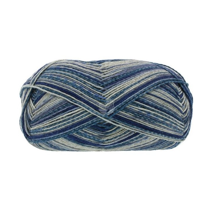 Lana Grossa Meilenweit 100 Denim Mix Blue 4606