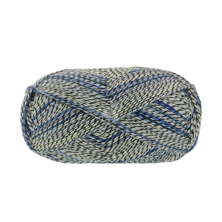 Lana Grossa Meilenweit 100 Denim Mix Blue 4608