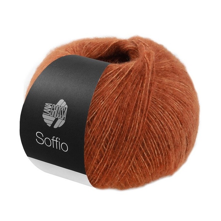 Lana Grossa Soffio 004 Rust brown