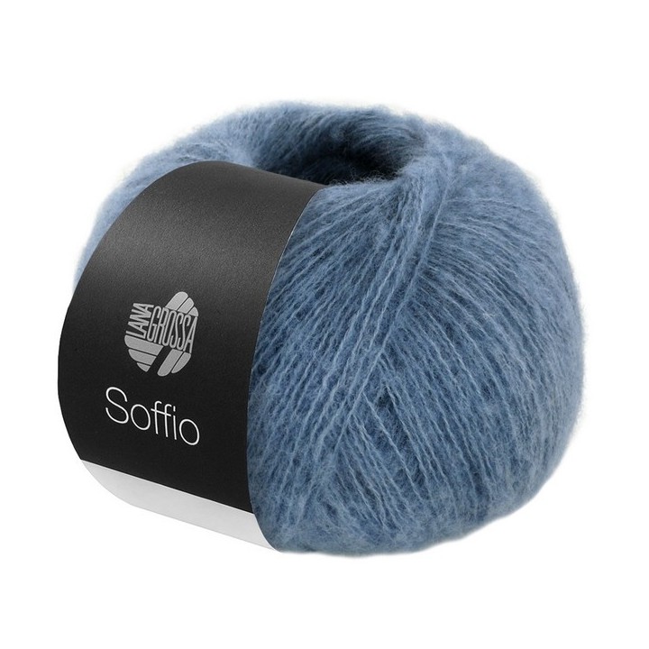 Lana Grossa Soffio 012 Bleu pigeon