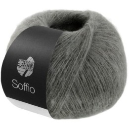 Lana Grossa Soffio 014 Dark grey