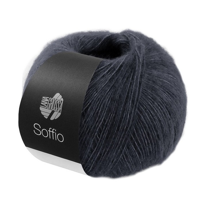 Lana Grossa Soffio 019 Anthrazit