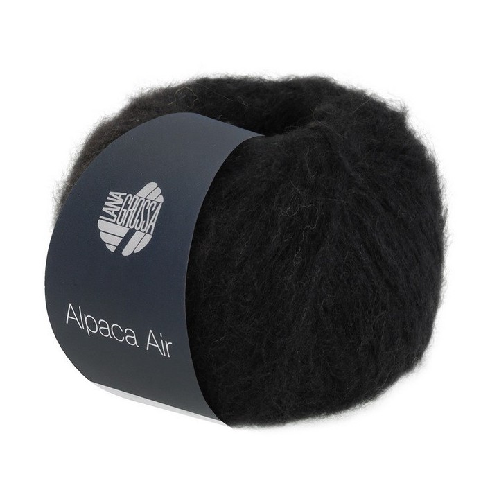 Lana Grossa Alpaca Air Schwarz 12