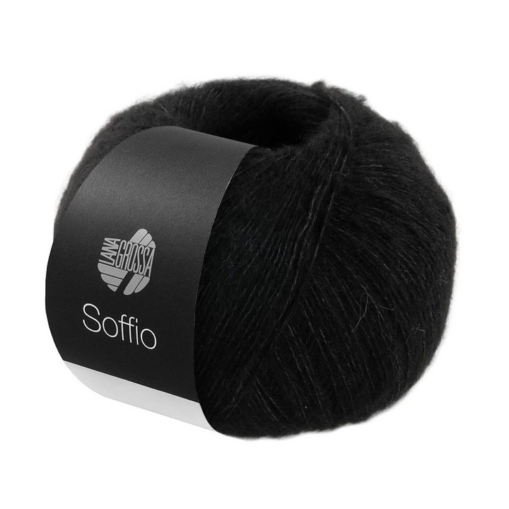 Lana Grossa Soffio 020 Noir