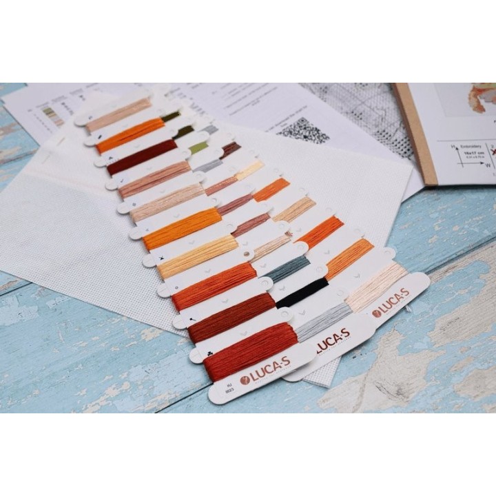 Embroidery kit The silence