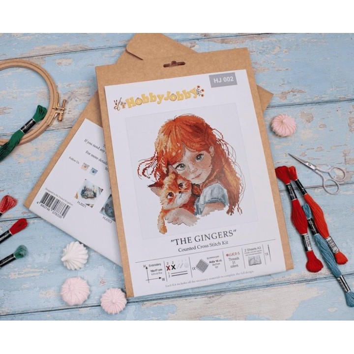 Embroidery kit The gingers
