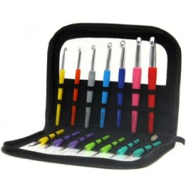 Lana Grossa Crochet hook set Design Color