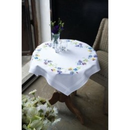 Tablecloth kit Pretty pansies