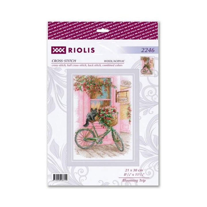 Riolis Embroidery kit Blooming Trip