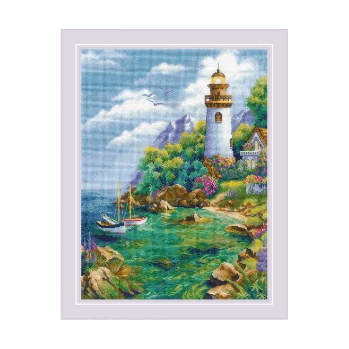 Riolis Embroidery kit Quiet Harbor