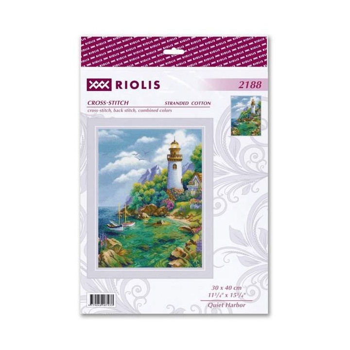 Riolis Kit de broderie Port tranquille
