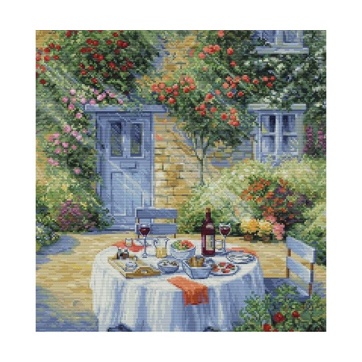 Luca-S Embroidery kit Romantic Garden