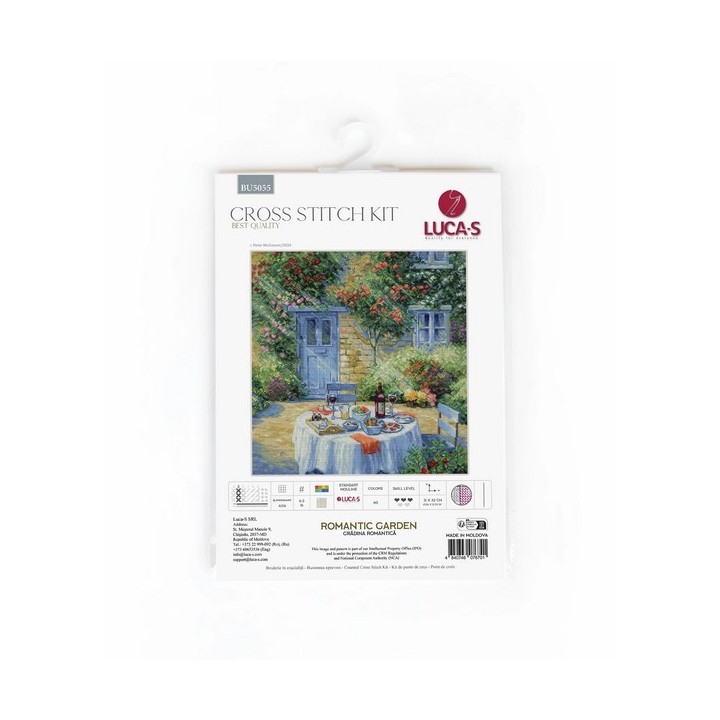 Luca-S Embroidery kit Romantic Garden
