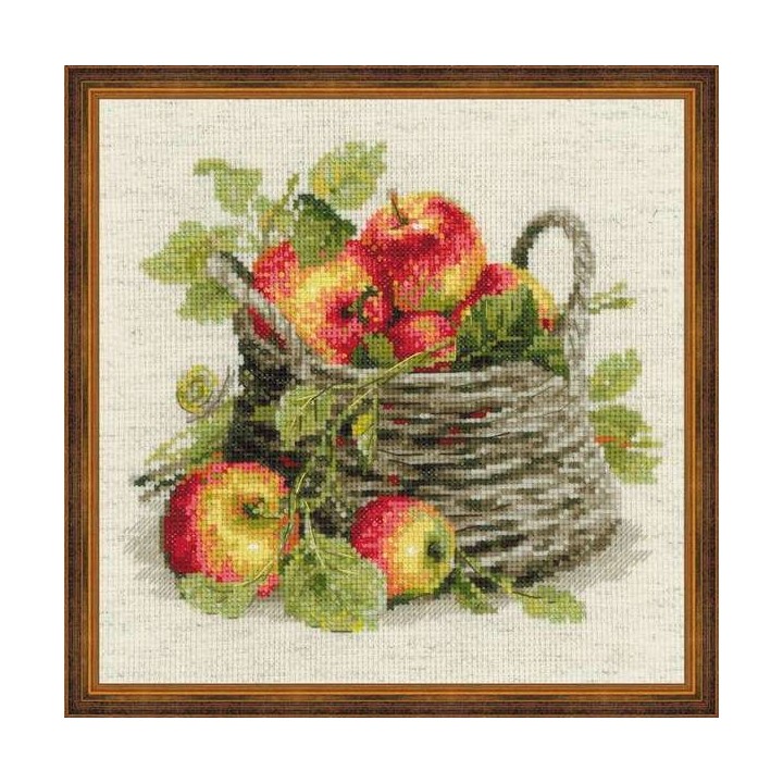 Riolis Embroidery kit Ripe apples