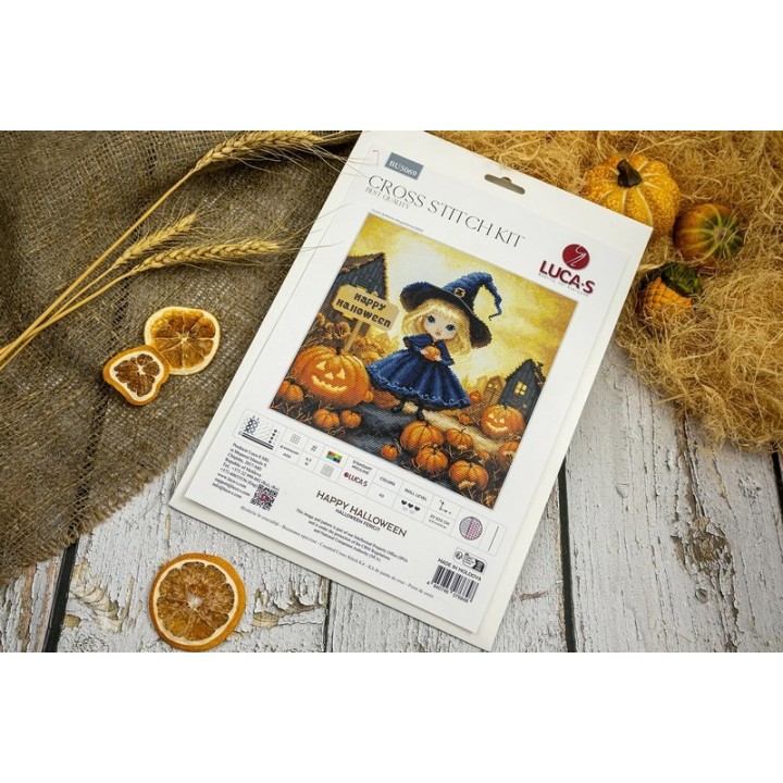 Luca-S Embroidery kit Happy Halloween