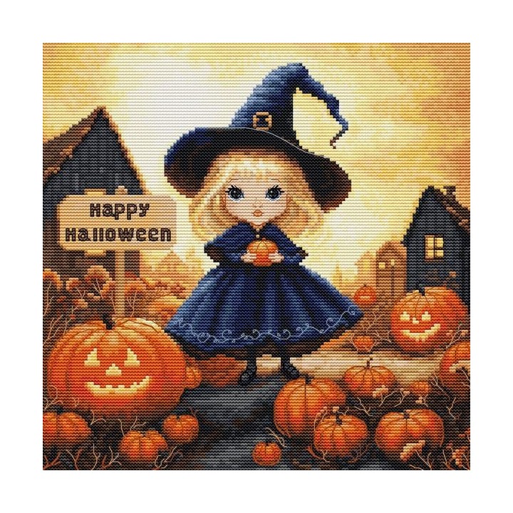 Luca-S Embroidery kit Happy Halloween