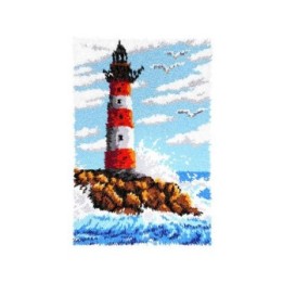 Latch hook rug kit Lighthouse 4199
