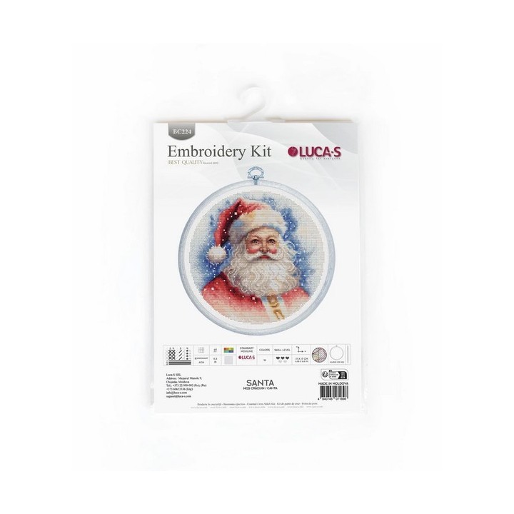 Luca-S Stickset Weihnachtsmann