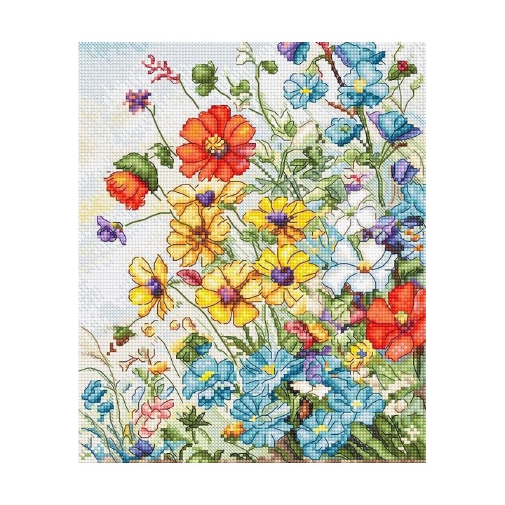 Kit de broderie Fleurs sauvages
