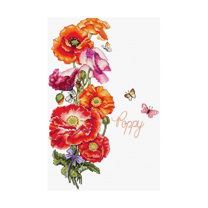 Kit de broderie Coquelicot