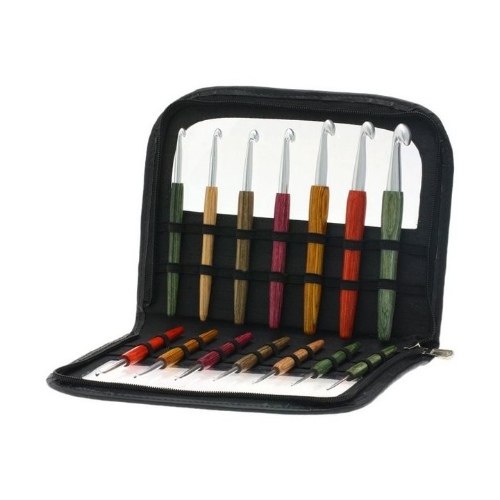 Lana Grossa Crochet hook set Wood Signal