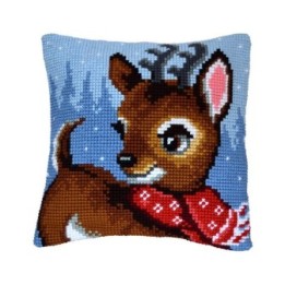 Cross stitch cushion kit Deer