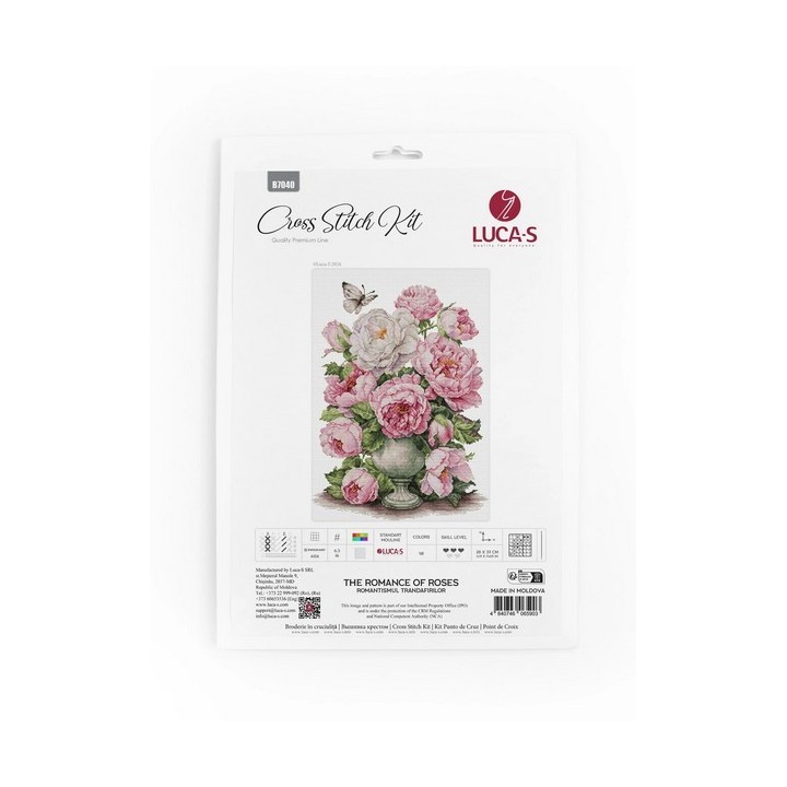 Luca-S Stickset Die Romantik der Rosen