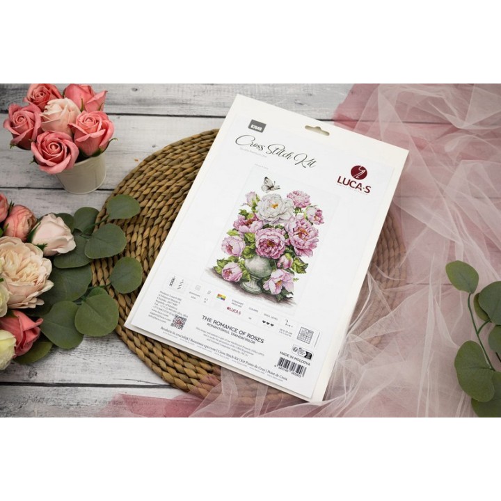 Luca-S Kit de broderie La romance des roses