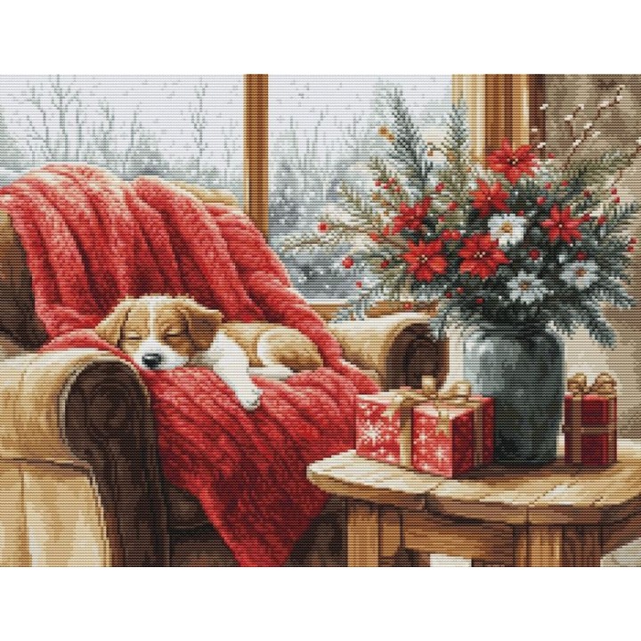 Luca-S Kit de broderie Moment de Noël
