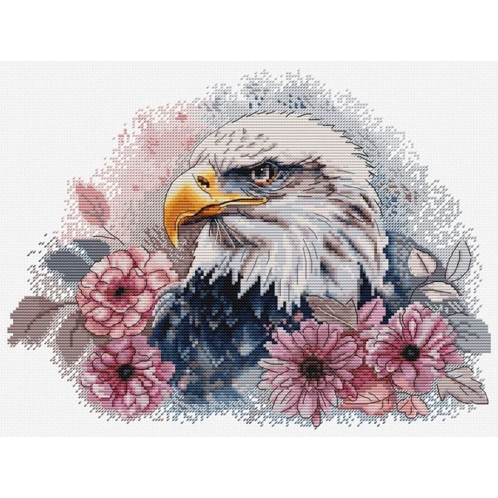 Luca-S Embroidery kit Hunting Eagle