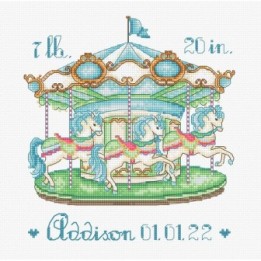 Embroidery kit Baby Carousel