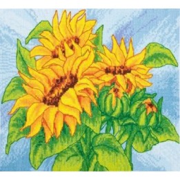 Stickset Sonnenblumen
