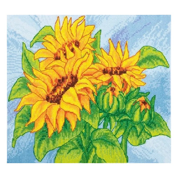 Stickset Sonnenblumen