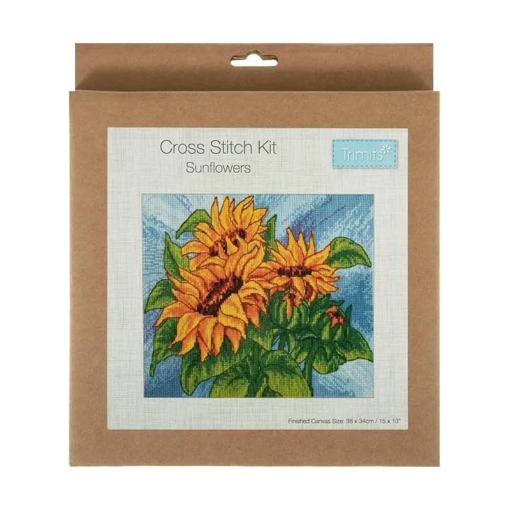Borduurpakket Zonnebloemen