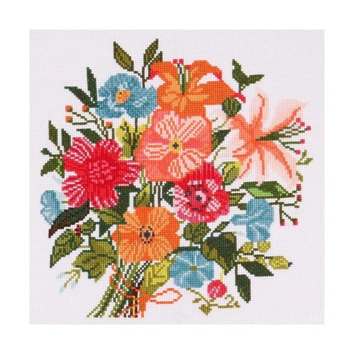 Embroidery kit Floral Bouquet