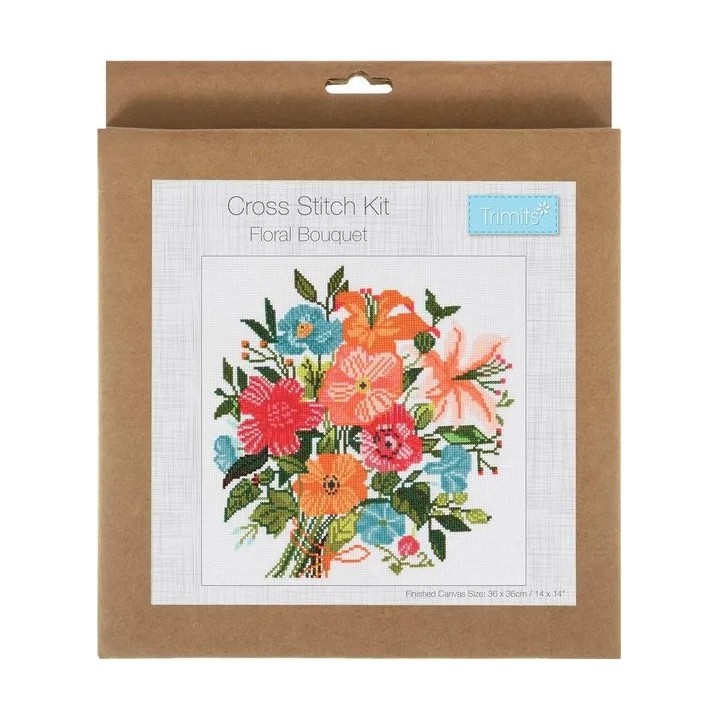 Kit de broderie Bouquet de fleurs