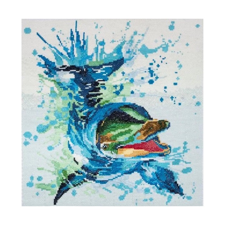 Embroidery kit Dolphin